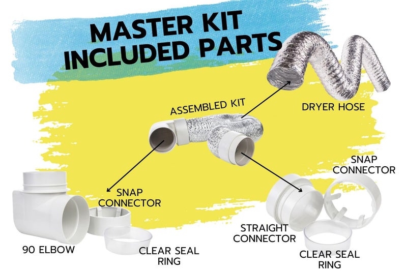 ZIGGURAT PRODUCTS STV-M Space-Saving Dryer Vent â€“ Airtight Seal, Durable Build, Complete Duct Connection Kit â€“ Designed for Tight Spaces by Ziggurat - Image 5